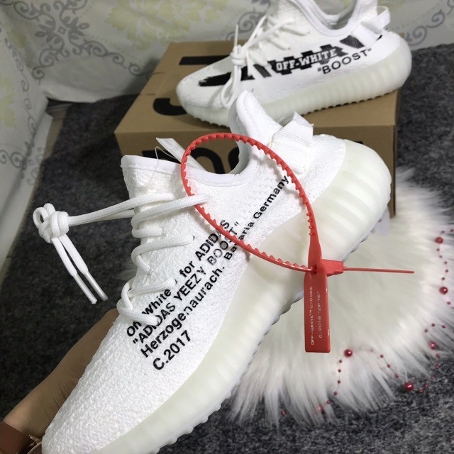 GIÀY 350 V2 OFF WHITE TRẮNG CHỮ ĐEN | WebRaoVat - webraovat.net.vn