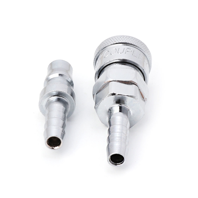 ✿LIDU 2 Pcs 8mm Pneumatic Air Line Hose Quick Release Coupler Connectors Compressor