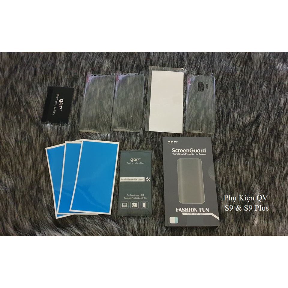 Bộ 4 Miếng Dán Dẻo Full Màn Chính Hãng Gor Samsung S7E/S8/ S8 Plus / S9 / S9 Plus / Note 8 / Note 9
