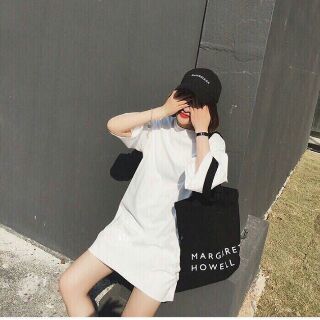 Áo thun form dài rộng cá tính