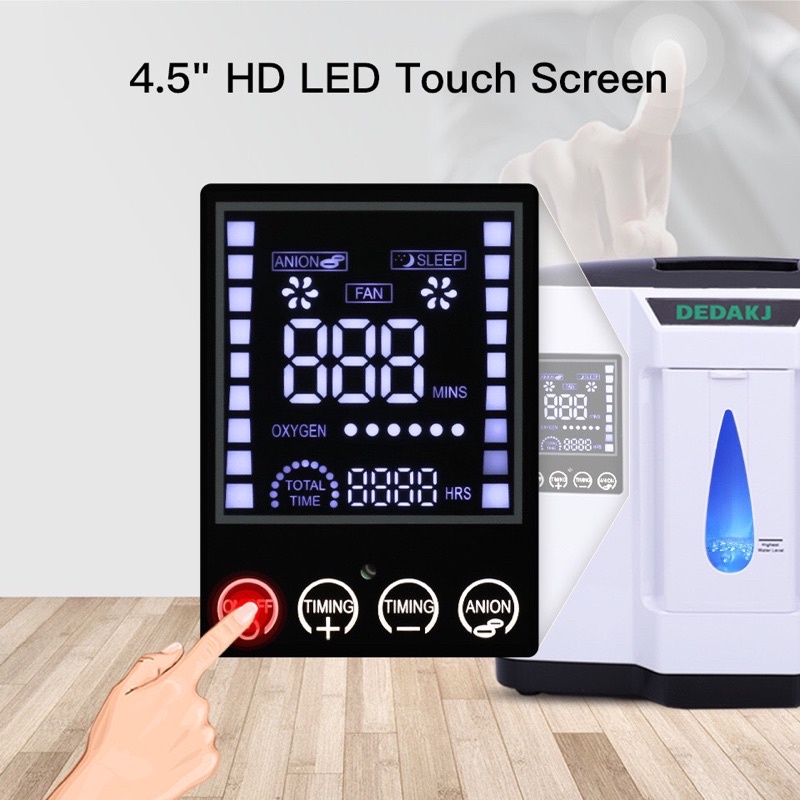 Máy tạo Oxy DEDAKJ 7L Bản Anh xuất Âu