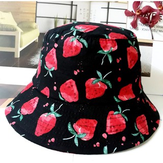 Nón bucket trái cây