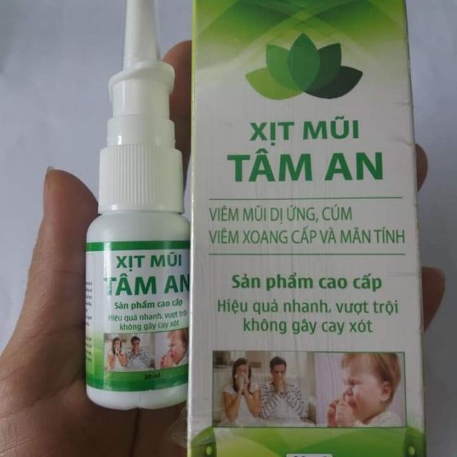 Combo khi mua 5 tặng thêm 1 xịt mũi Tâm An