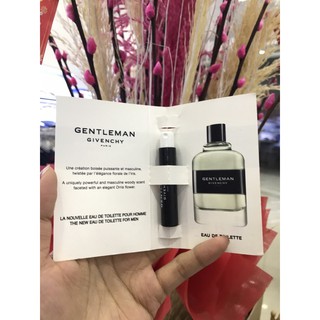 mẫu thử nước hoa gentleman givenchy edt 1ml