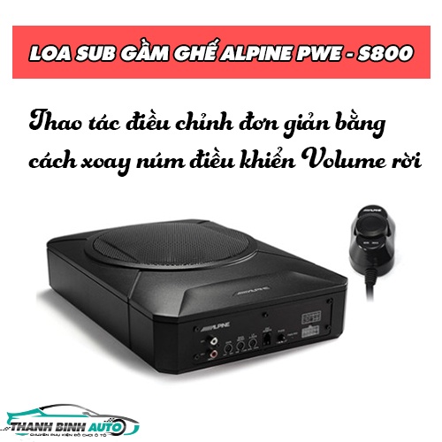 Loa Sub Gầm Ghế Alpine PWE – S800