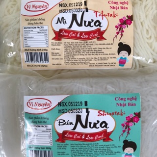 Combo 5 bún nưa + 5 mì nưa das/keto