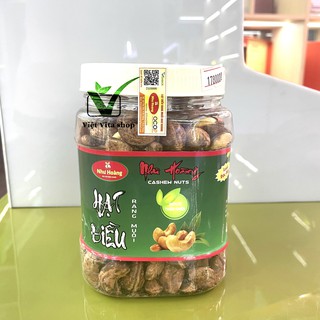 Hạt điều lụa rang muối loại 1 xuất khẩu hộp vuông 500g