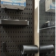 Kệ chia ngăng decor pegboard NB02 kệ dùng cho bảng pegboard NB131 NB132