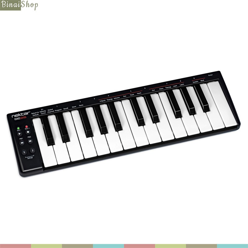 Nektar SE25 - Controller Keyboard MIDI Nhỏ Gọn, 25 Keys, Tặng Bitwig 8-Track Bản Quyền