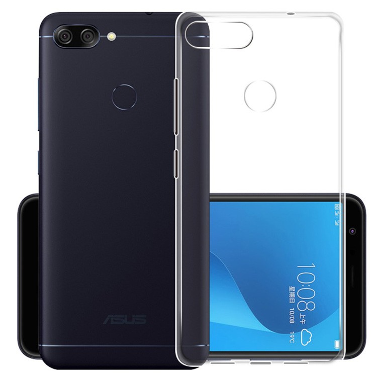 Ốp lưng Asus Zenfone Max Plus M1 dẻo trong suốt Ismile