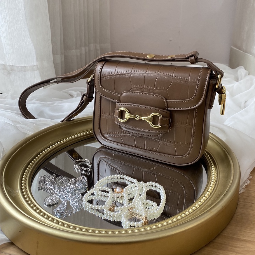 Túi xách nữ SEEME đeo chéo Gray Bag
