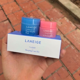 Bộ kit Laneige Ủ môi và mặt nạ ngủ