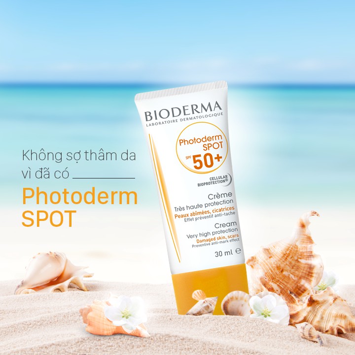 BIODERMA - KEM CHỐNG NẮNG NGĂN NGỪA SẮC TỐ- PHOTODERM  LASER SPF 50+  30ML