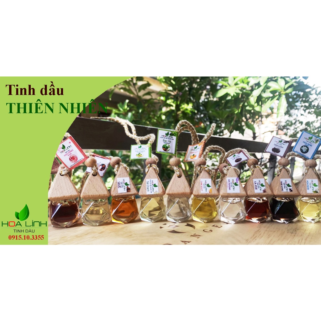 Tinh dầu TREO XE OTO :  SẢ CHANH,QUẾ, BẠC HÀ, HOA HỒNG, HOA LY,  CAFE.. nguyên chất thơm lừng