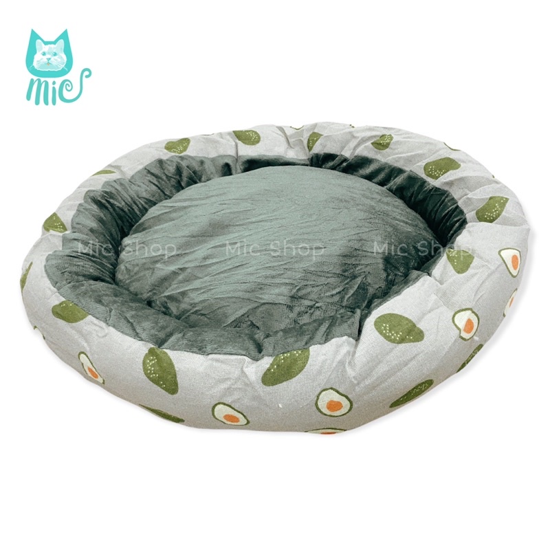 Đệm ổ hình tròn cho thú cưng, nhà cho chó mèo (Ảnh thật shop chụp)