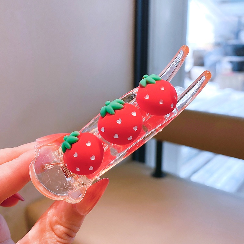 Kẹp tóc hình trái cây hoạt hình đáng yêu cho bé gái