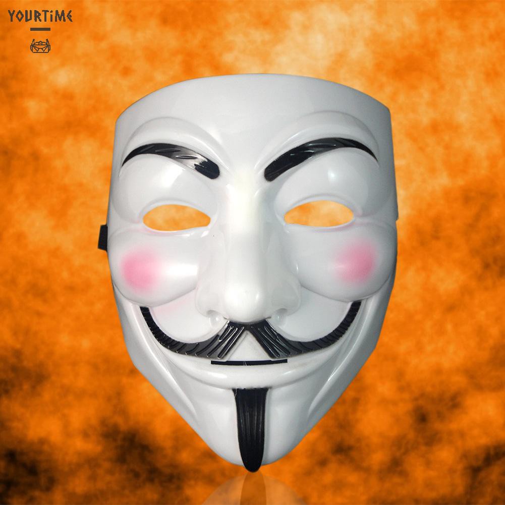 Đồ chơi Movie Cosplay V for Vendetta Hacker Mask Halloween Party Cosplay Props Toy