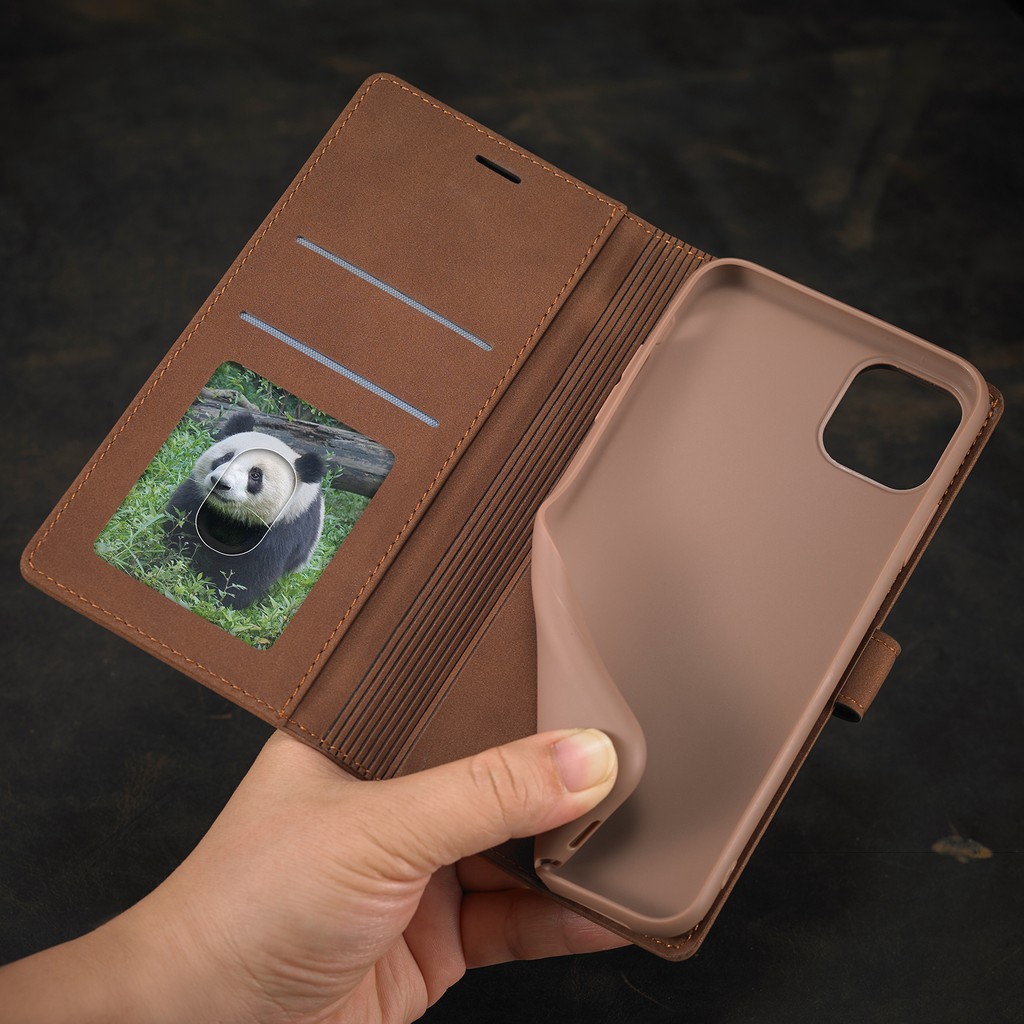 Bao Da Dạng Ví Chống Sốc Phong Cách Retro Cho Apple iPhone 11 Pro Max XS XR iP 11 Pro X/XS | BigBuy360 - bigbuy360.vn