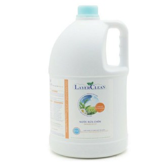 Bình 5lít Nước rửa chén bát hữu cơ LayerClean hương quế