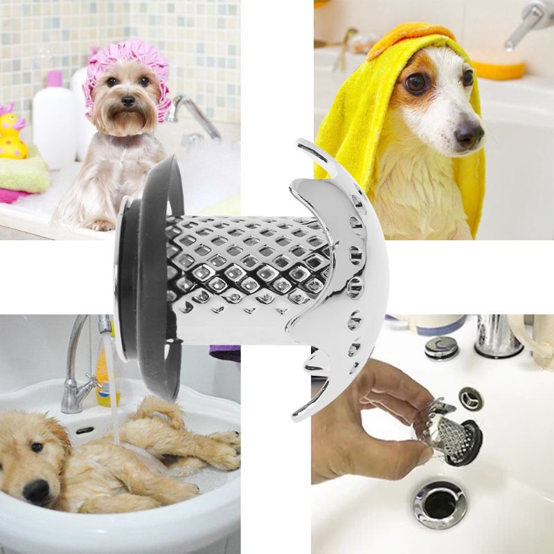 Nắp Đậy Cống Thoát Nước Bồn Tắm Lọc Tóc Tiện Dụng Ốp