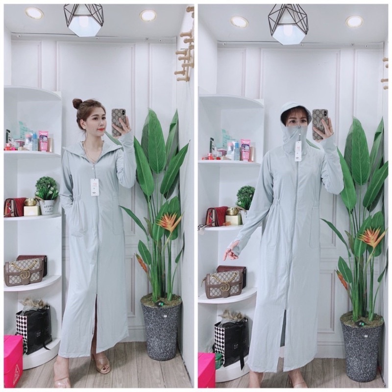 Áo chống nắng dáng dài