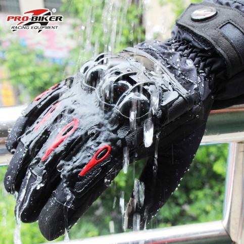 Găng tay phượt probike đi mưa chống nước chống thấm cảm ứng bao tay
