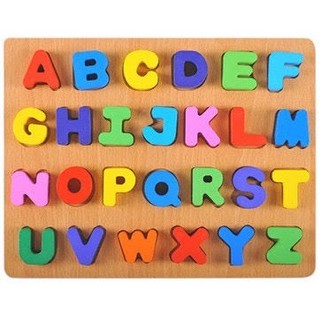 Bảng gỗ nổi học chữ và số