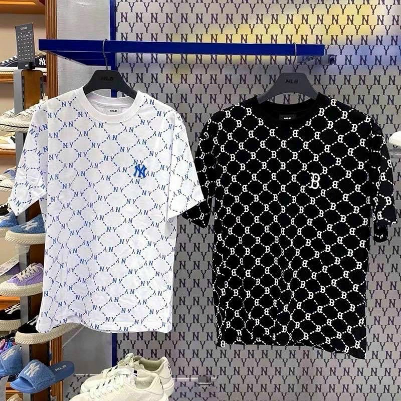 Áo Thun MLB Tay Ngắn Thời Trang Dành Cho Nam Và Nữ