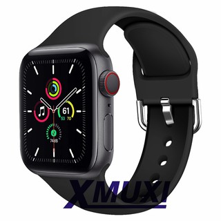 Dây Silicone Thay Thế 44mm 40mm 42mm 38mm Cho Đồng Hồ Apple Watch X81007