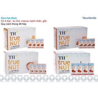 Thùng sữa hạt th ( óc chó/ macca/ hạnh nhân/ gấc/ hạt nghệ/ hạt dẻ cười/ gạo lứt/ đủ mùi)