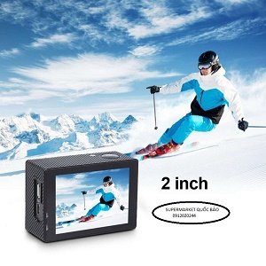 Camera hành trình chống nước chống rung 4K 16M SPORT Ultra HD DV, kết nối wifi  góc quay 170 độ - Hàng Nhập Khẩu