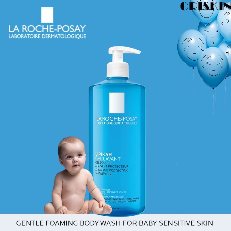 La Roche-Posay Gel Tắm Giúp Làm Sạch Làm Dịu Bảo Vệ Da Dành Cho Da Nhạy Cảm Phù Hợp Cho Trẻ Em 400ml