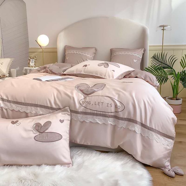 Set Lụa tone màu Chocolate 7 món cao cấp