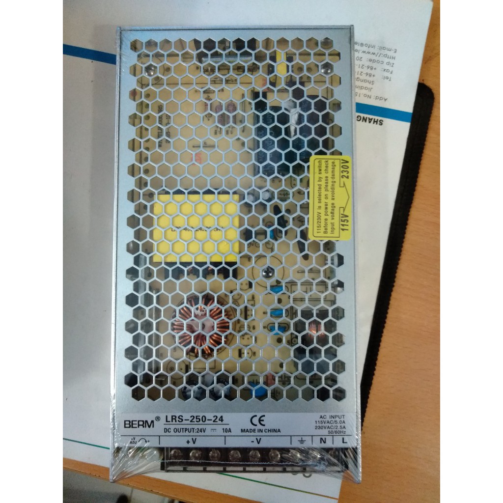 [BERM] Nguồn LRS-250-24 (24VDC-10A) hàng chất lượng cao