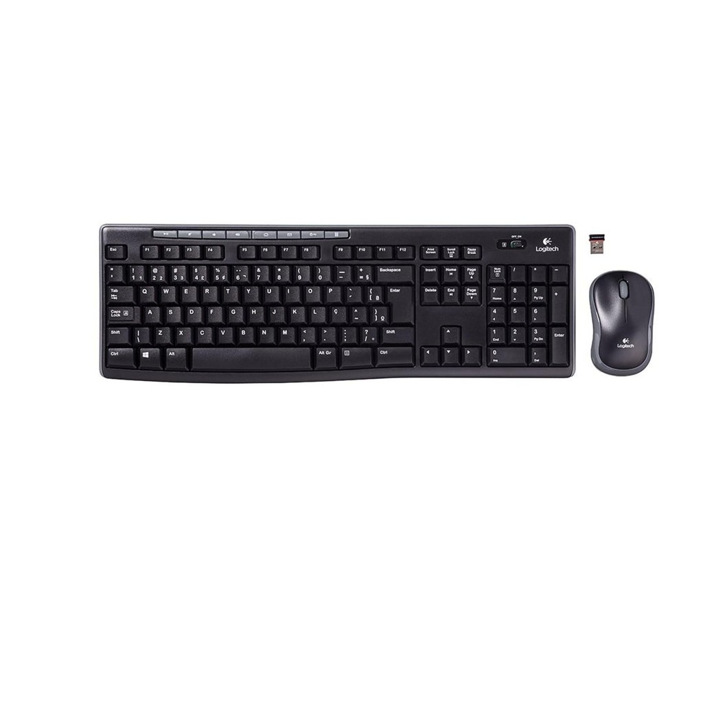 Bộ Bàn Phím Và Chuột Không Dây Logitech MK270r - Hàng chính hãng