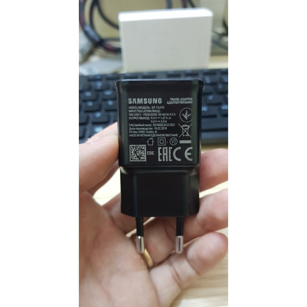 Sạc nhanh samsung galaxy S10,typeC có thể dùng tốt cho s8,s8plus,s9,s9plus,note7,note8,note9