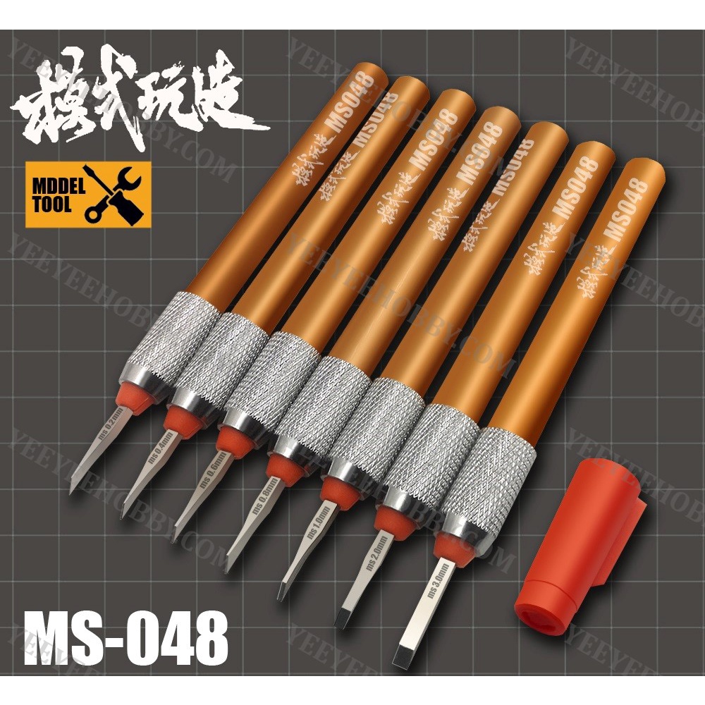 DỤNG CỤ MOSHI - MŨI CHISEL TẠO LẰN CHÌM KÈM CÁN MS048