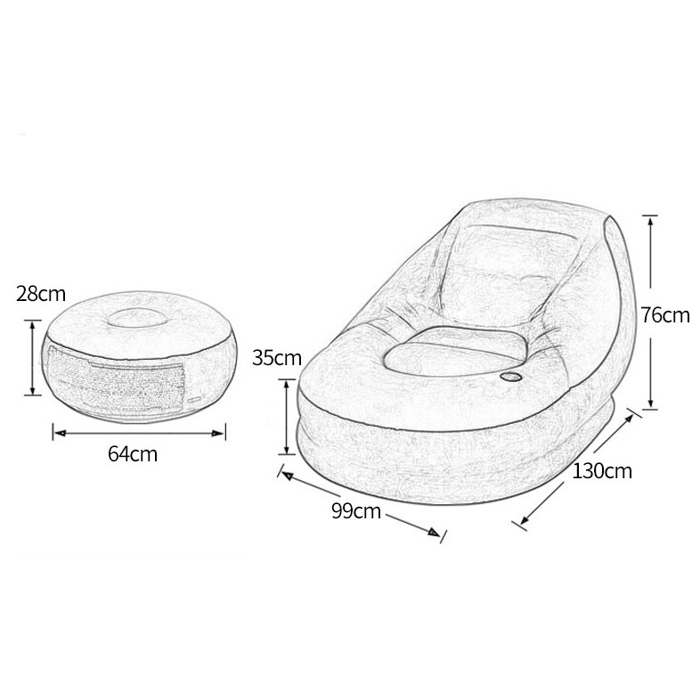 GHẾ HƠI TỰA LƯNG