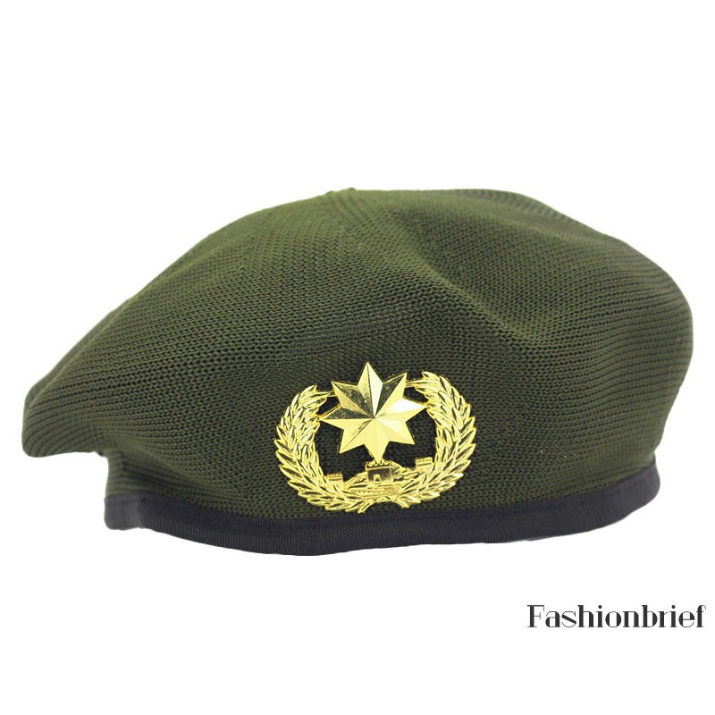 Mũ beret thoáng khí phong cách quân đội độc đáo