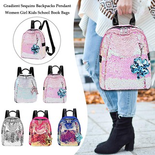 Ba lô đi học đính sequin lấp lánh dễ thương dành cho bé gái