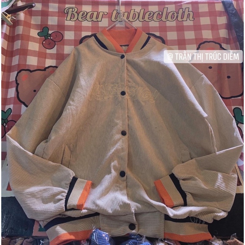 ✔️✔ Áo bomber nhung gân 1 lớp freesz - hàng new - có sẵn ❤️❤️ | BigBuy360 - bigbuy360.vn