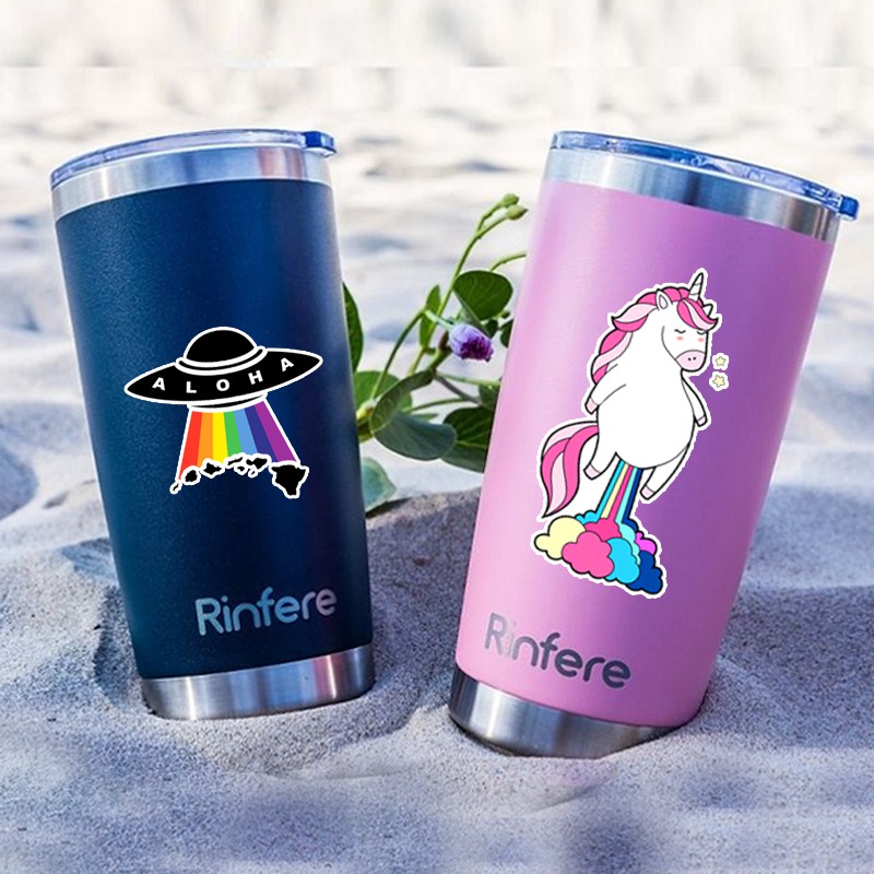 Sticker Chủ Đề 7 Sắc Cầu Vồng Chống Nước Cắt Sẵn | STK36 | Hình Dán Sticker Dán Mũ Bảo Hiểm Điện Thoại Laptop Bình Nước