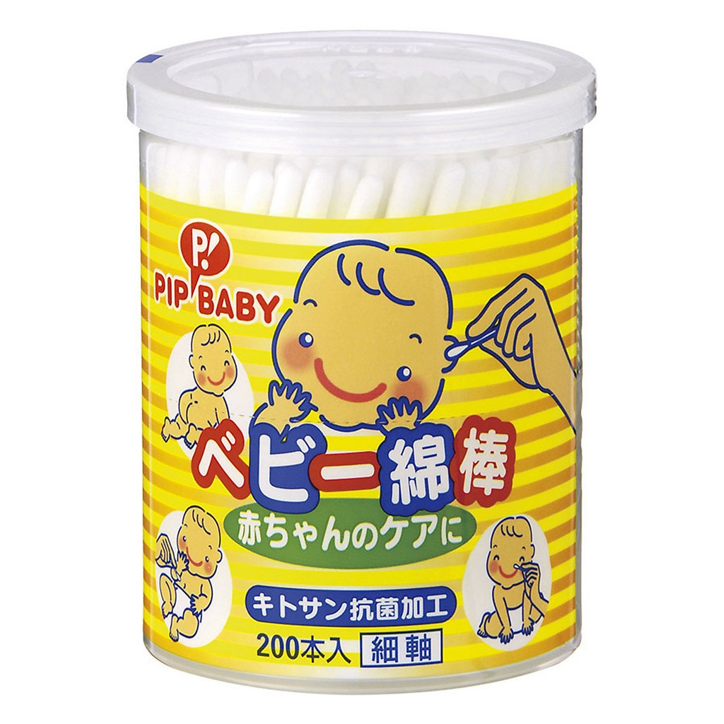 Tăm bông PIP Baby 200 chiếc cho trẻ em
