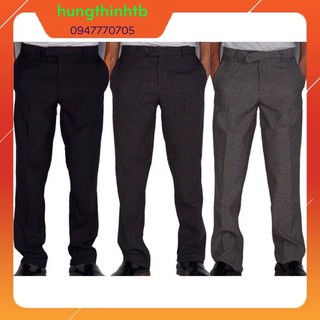 Quần Tây Nam Trung Niên Ống Rộng Hình Thật Do Shop Chụp Chất vải Đẹp Rẻ Có Màu Đen, Xám Đen Và Xám Sáng