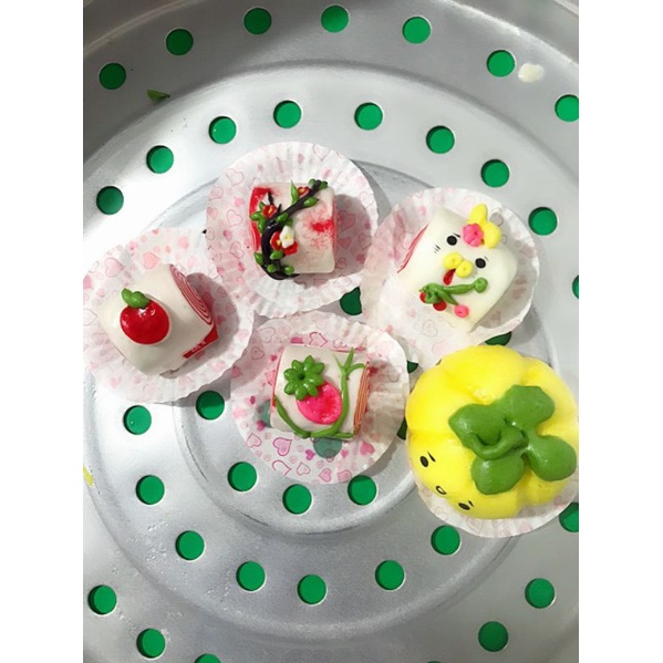 Bánh bao màn thầu chay/nhân mặn, nhân ngọt