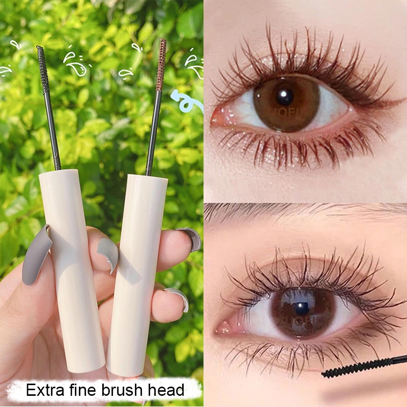 Mascara chải cong và dày lông mi RIPE GIRL tự nhiên chống thấm nước và mồ hôi không dễ bị lem/ Tấm khuôn kẻ lông mày