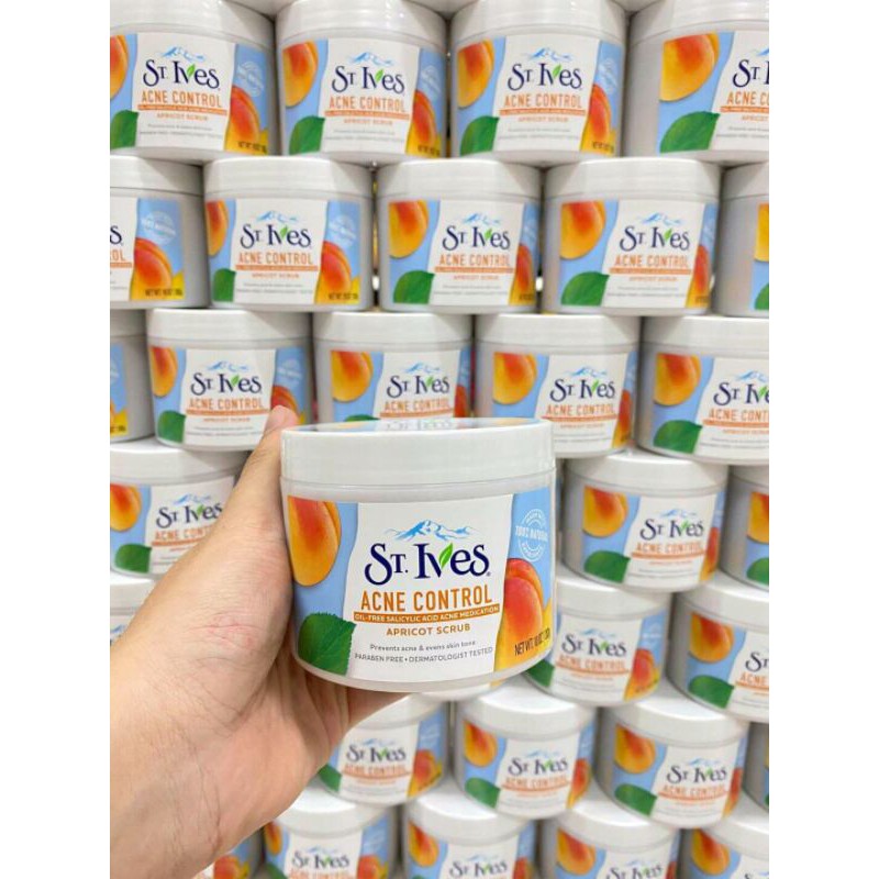 TẨY DA CHẾT St.Ives Acne Control Apricot Scrub