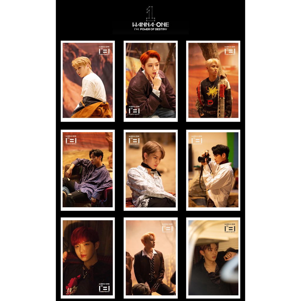 Lomo Card WANNA ONE - 1¹¹=1 POWER OF DESTINY ( 54 ảnh)