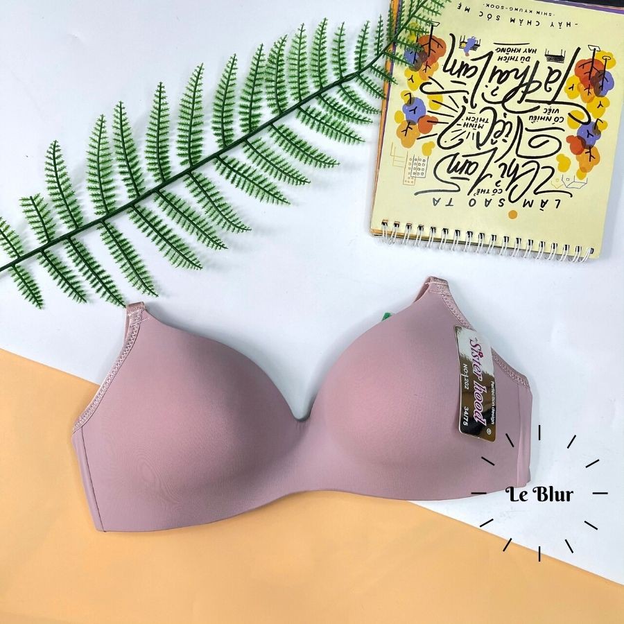 Áo lót nữ, áo ngực không gọng mút mỏng, chip chất su co dãn, nội y Thái Lan Sisterhood 202, Leblur