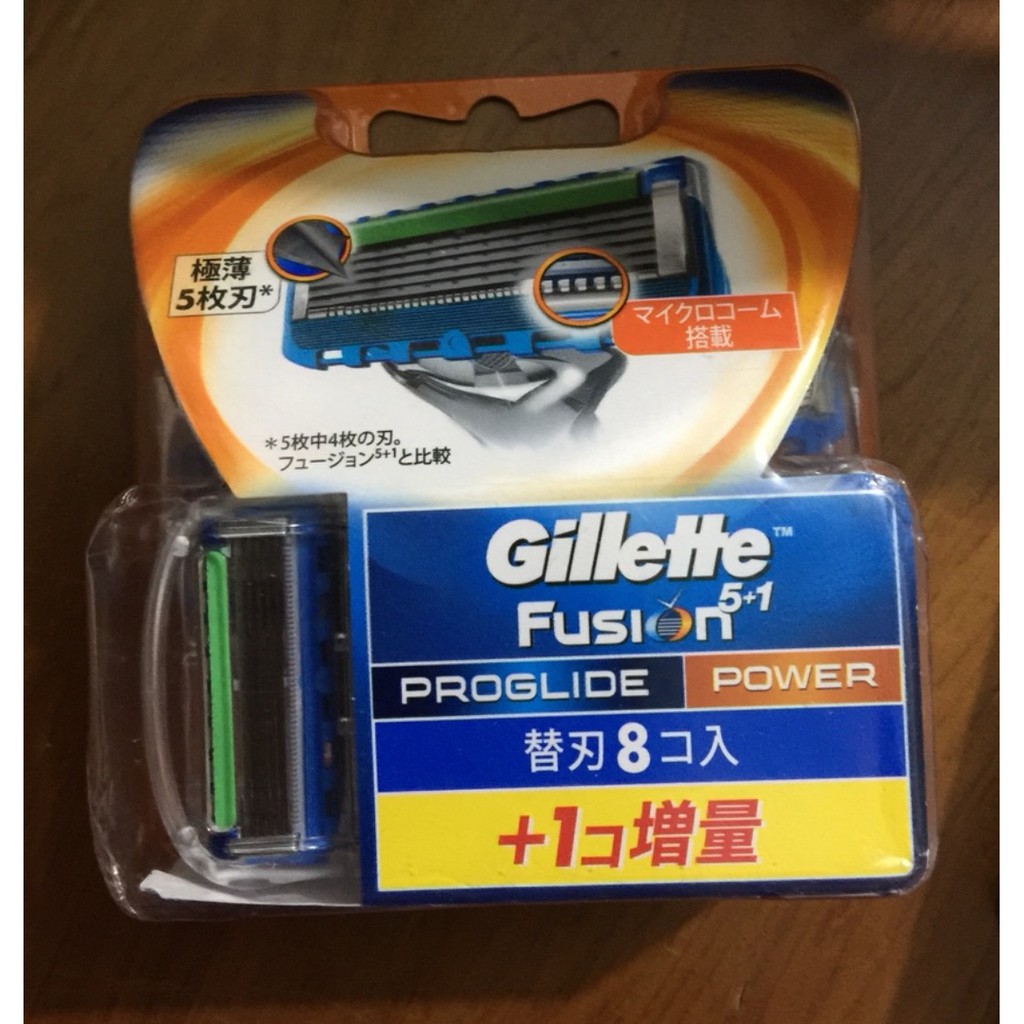  Hộp lưỡi dao thay thế Gillette Fusion 5+1 Nhật Bản